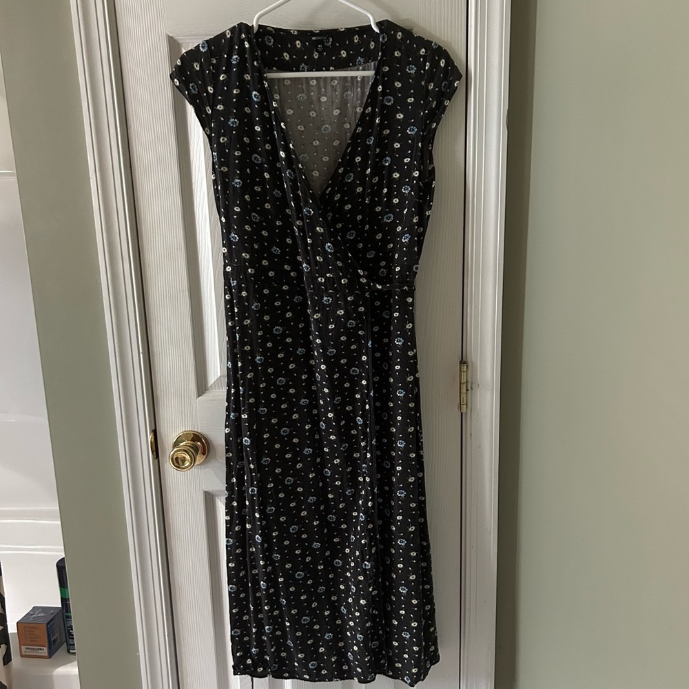 Floral wrap dress